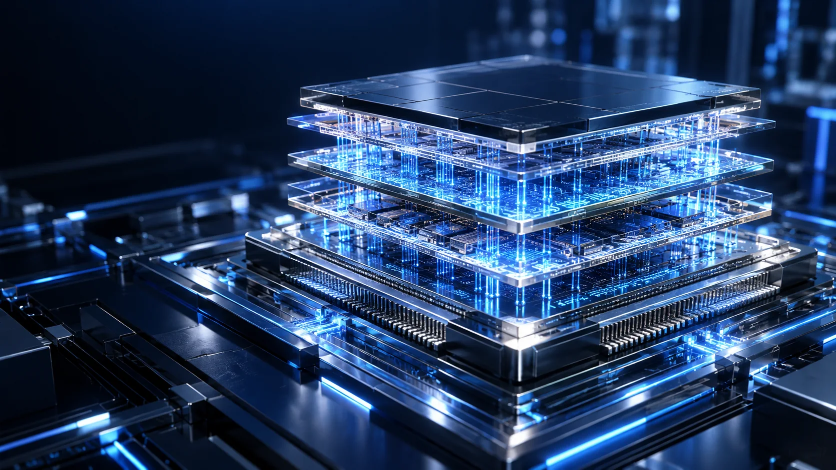 High-bandwidth memory and advanced AI chip packaging