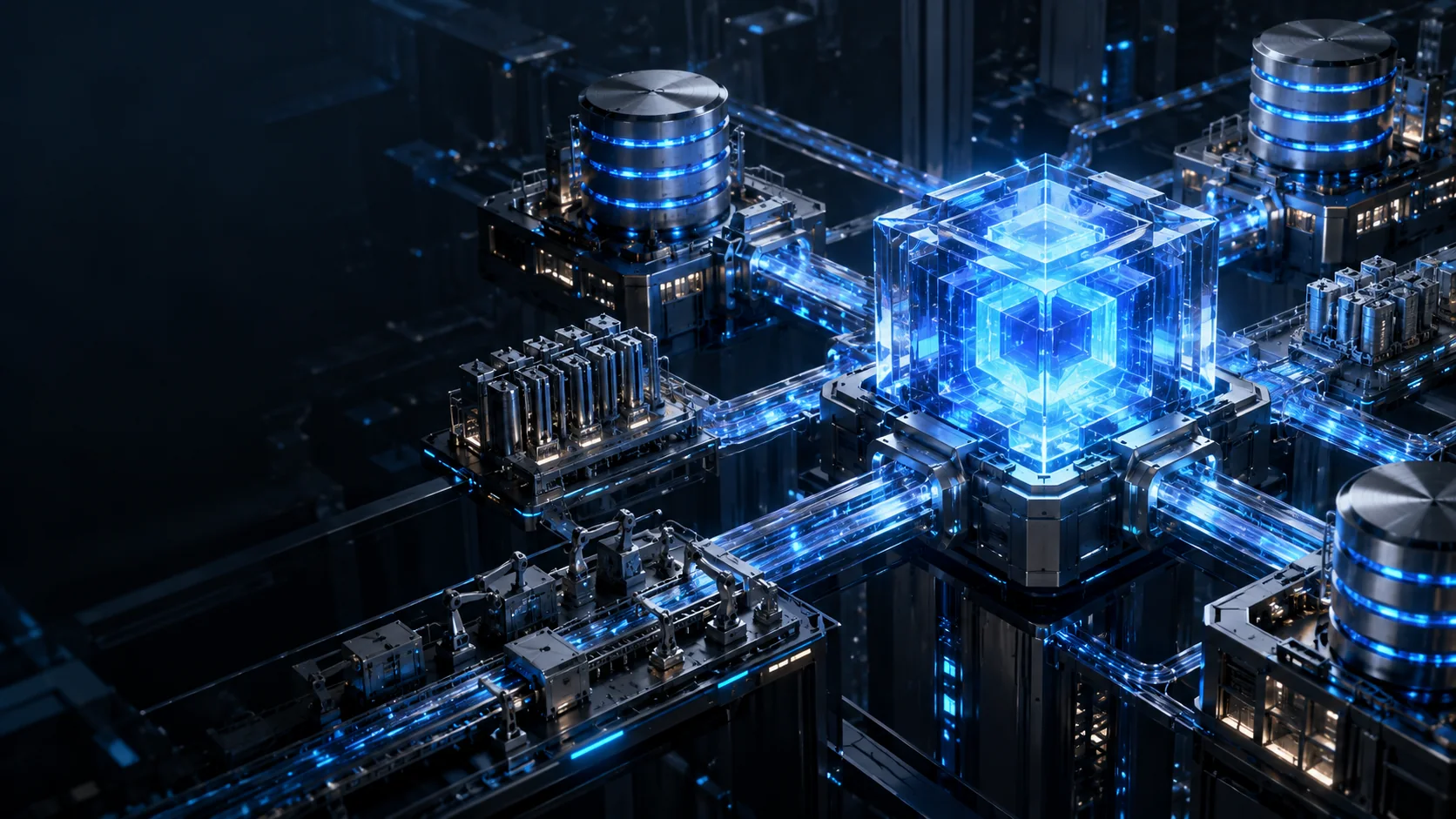 Enterprise AI software stack and connected workflows